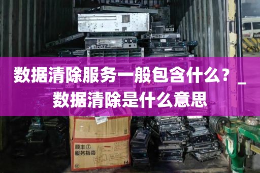 数据清除服务一般包含什么？_数据清除是什么意思